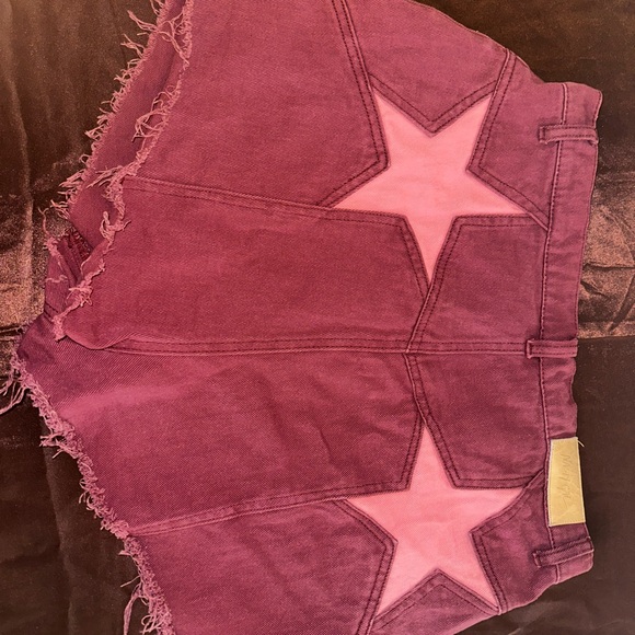 Nasty Gal Pants - Nasty Gal Star Shorts